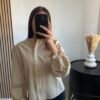 Blouse beige shop en ligne boutique pour femme de blouse