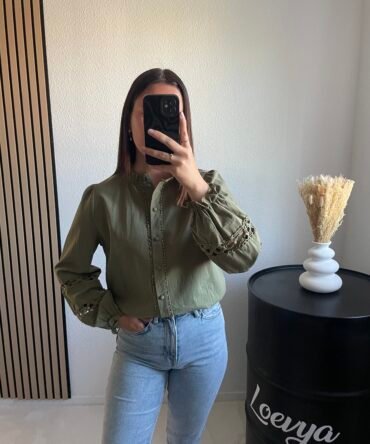 Blouse Ambre – Kaki Blouse Ambre – Kaki