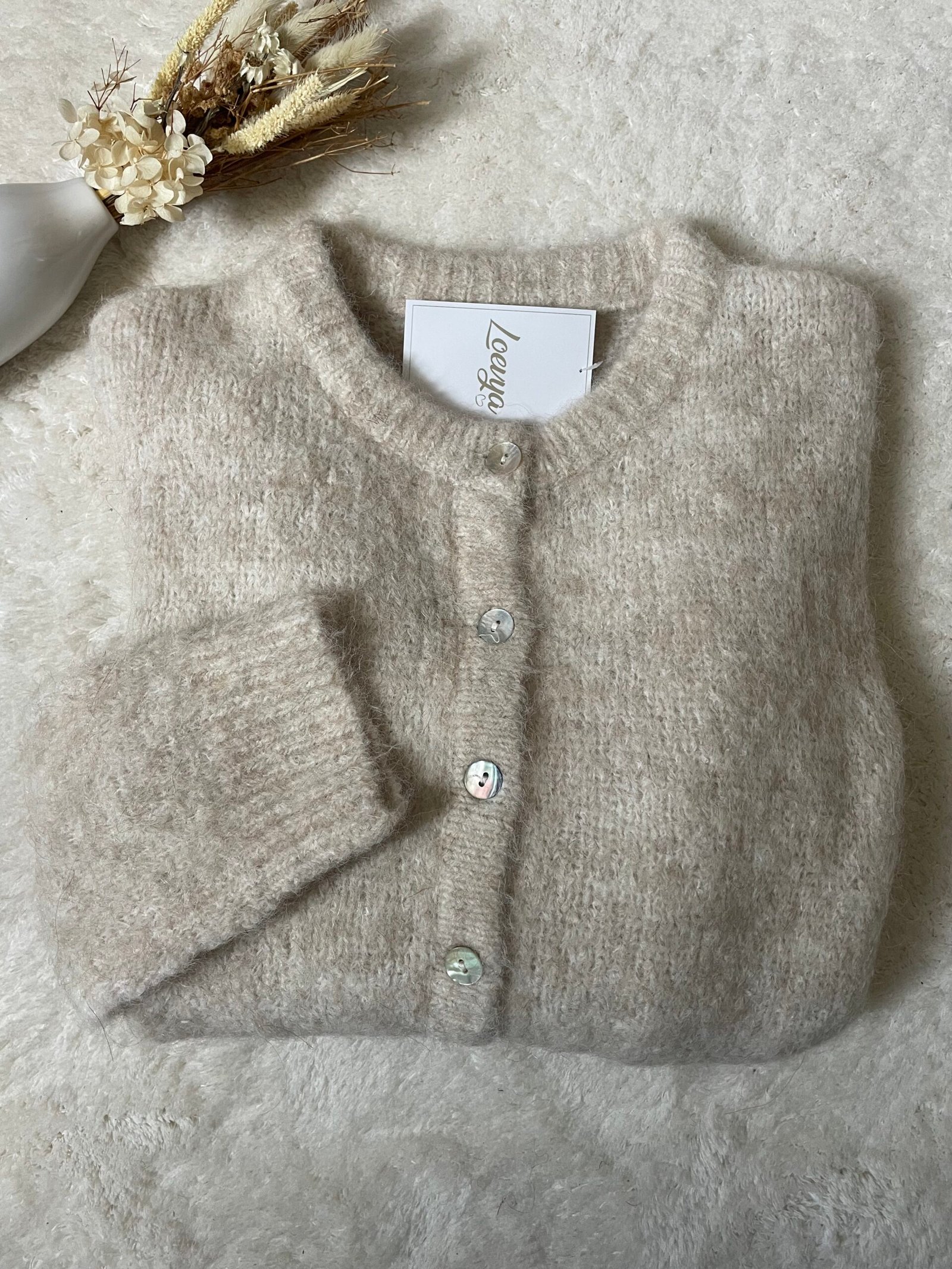 Gilet Alpaga Beige - Tendance femme mode