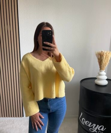 Pull Emilie – Jaune Pull Emilie – Jaune