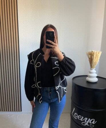 Veste sans manche Lisa Loevya - boutique en ligne vestes et gilets pour mode féminine chez Loevya