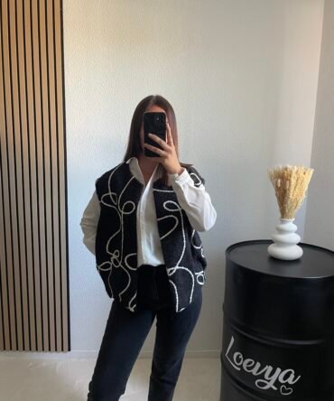 Veste sans manches Lisa – Noir