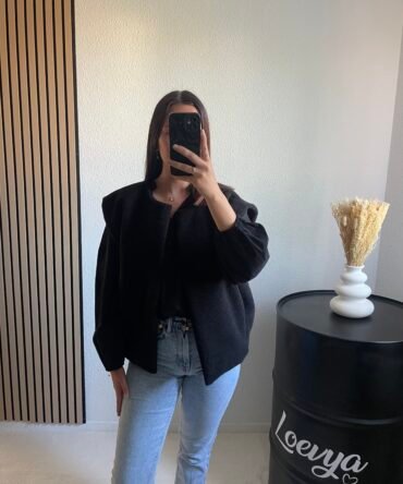 Veste sans manches Lou – Noir