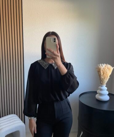 Blouse Iris – Noir Blouse Iris – Noir