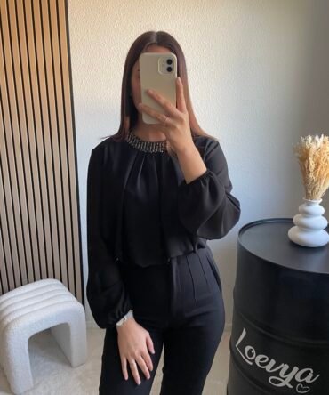 Blouse Romy – Noir Blouse Romy – Noir