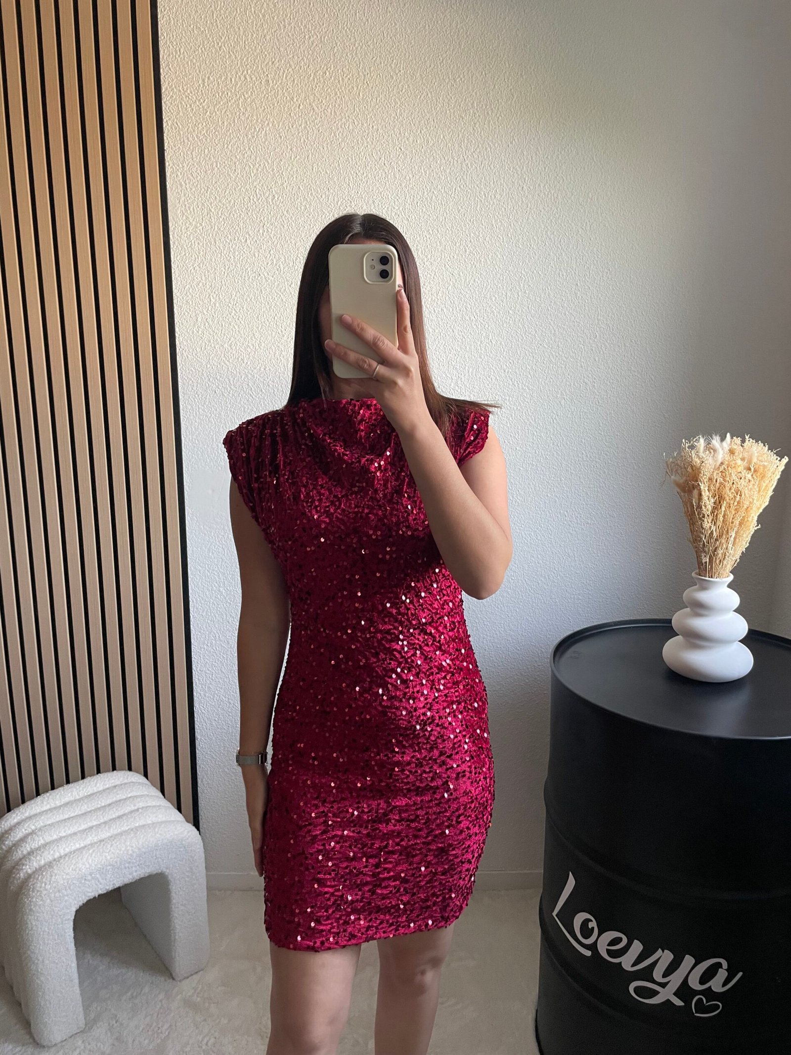 Robe Ava - Bordeaux – Image 4