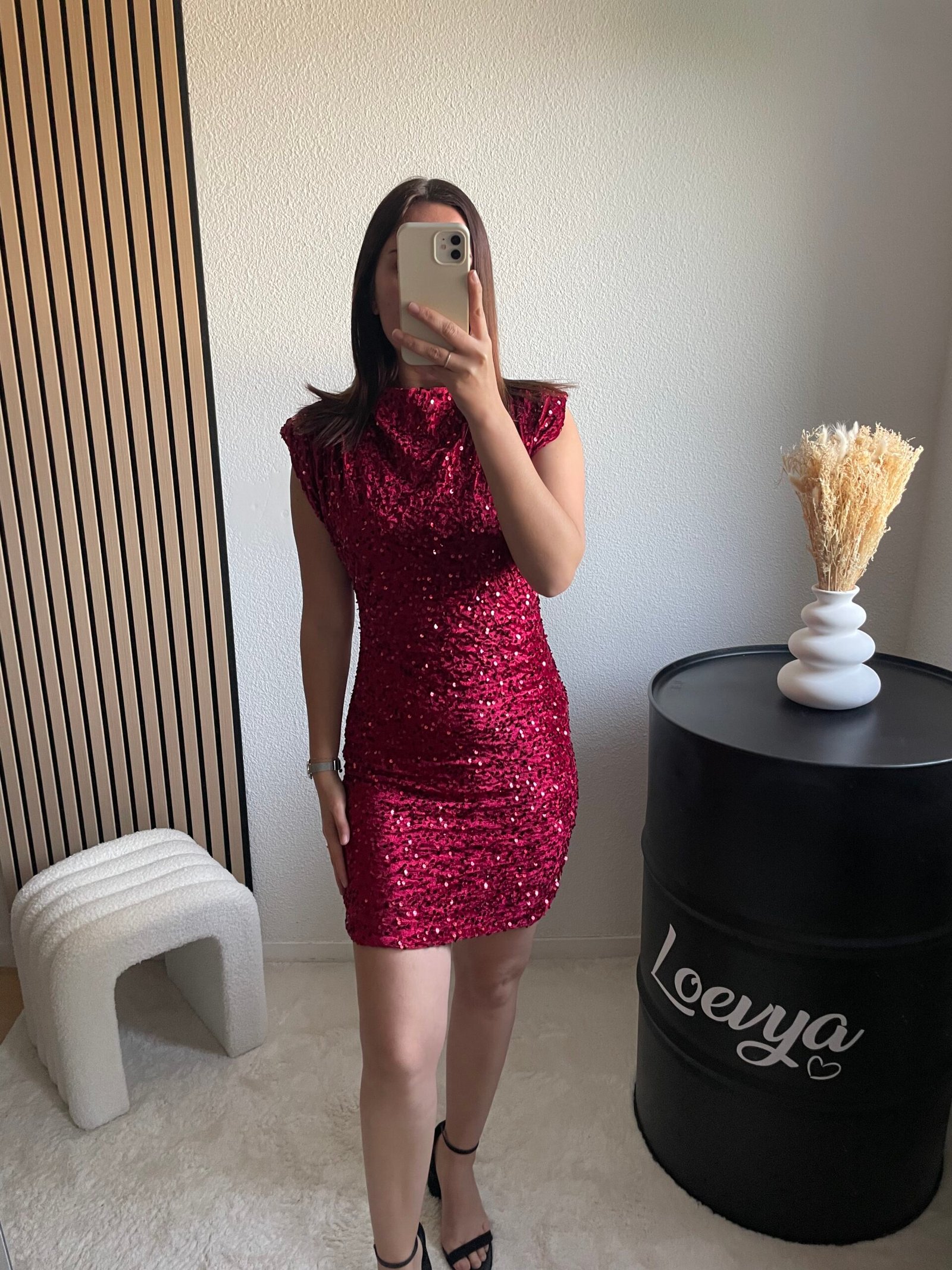 Robe Ava - Bordeaux – Image 3