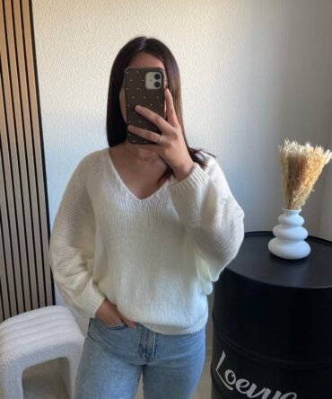 Pull Eva – Blanc