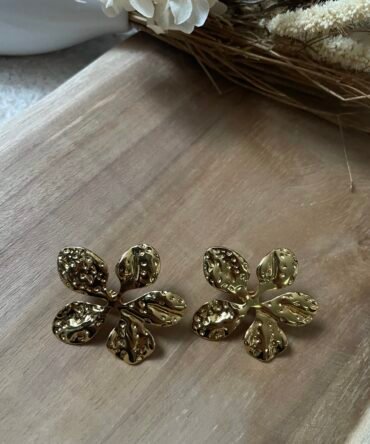 Boucles d&rsquo;oreilles Fleur