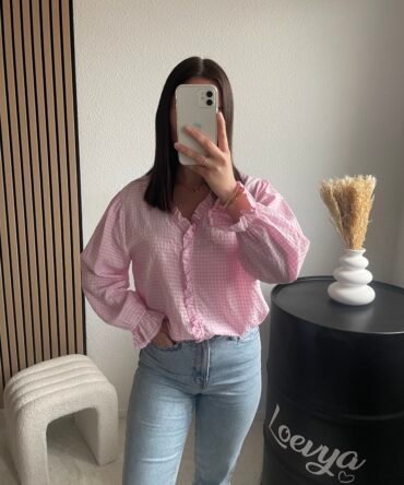 Blouse Vichy – Rose Blouse Vichy – Rose