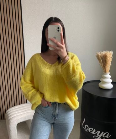 Pull Eva – Jaune