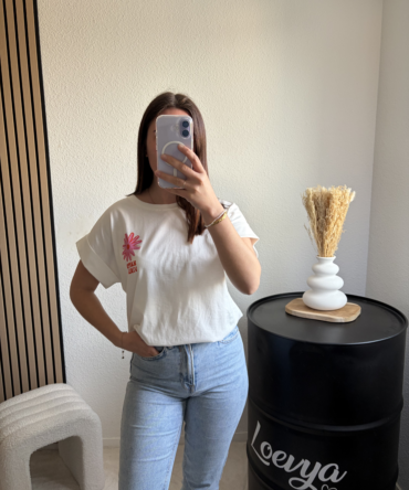 Tee-shirt Fleur