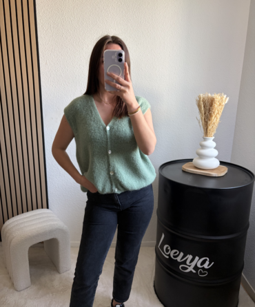 Gilet Laura – Kaki