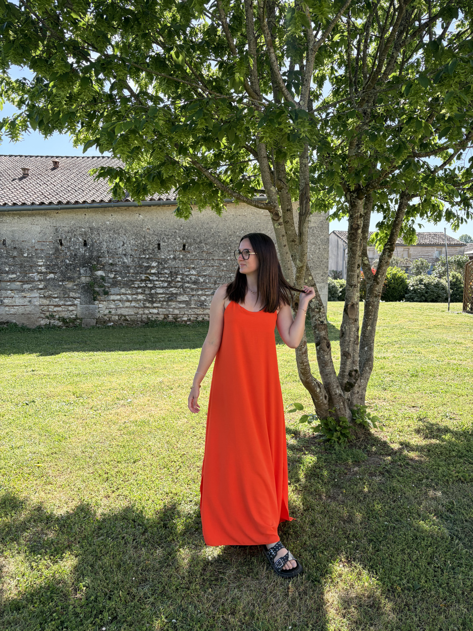 Robe Léa - Orange – Image 2