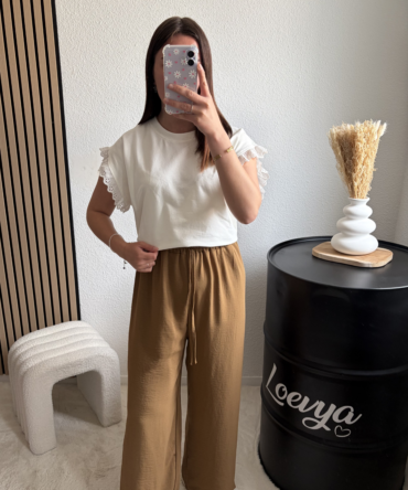 Pantalon Clara – Camel