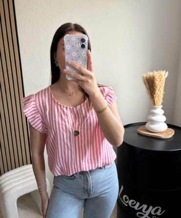 Blouse Marinière – Rose