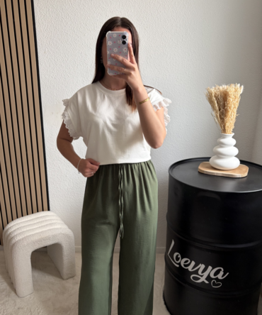 Pantalon Clara – Kaki