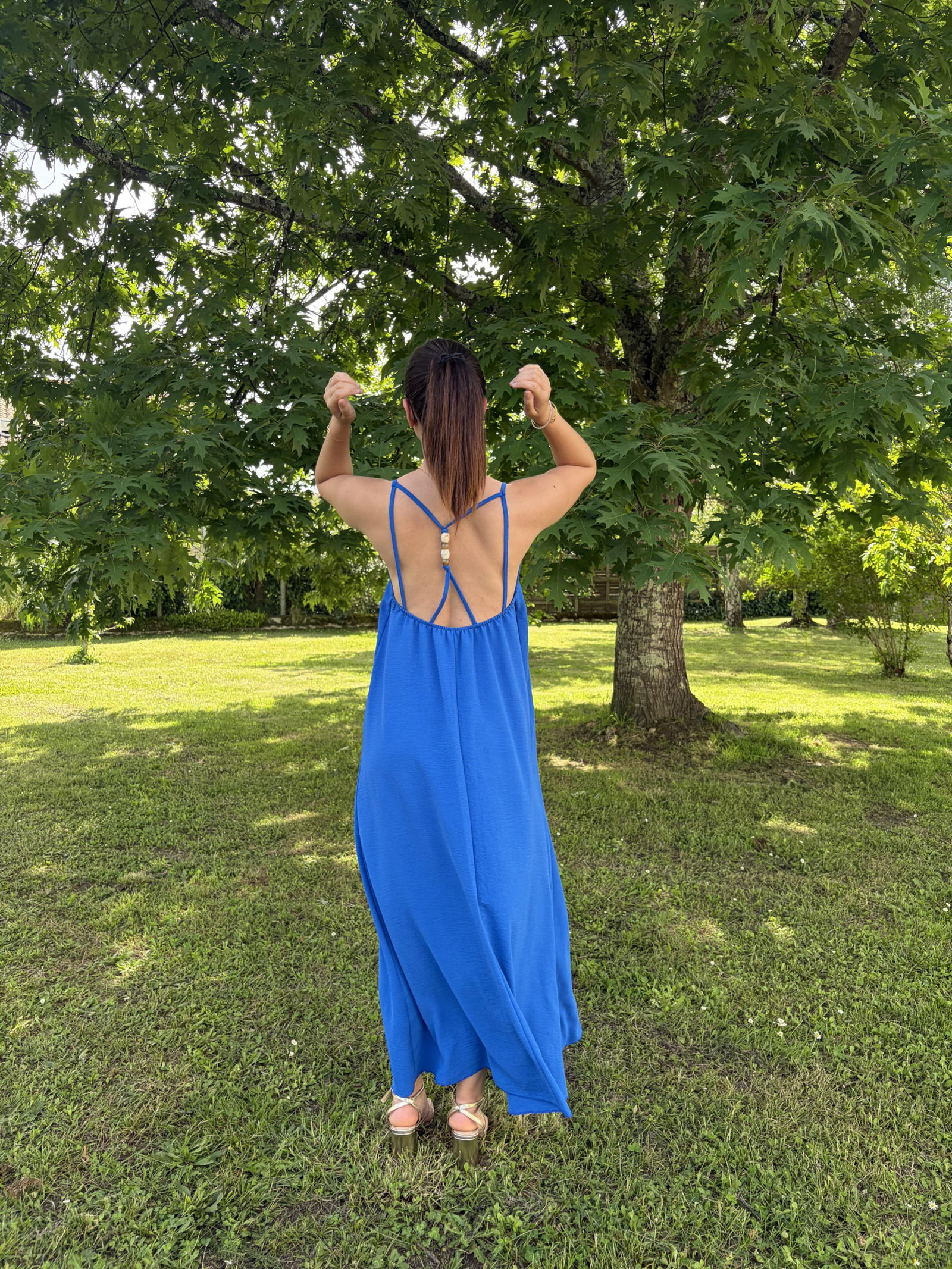 Robe Perle - Bleu roi