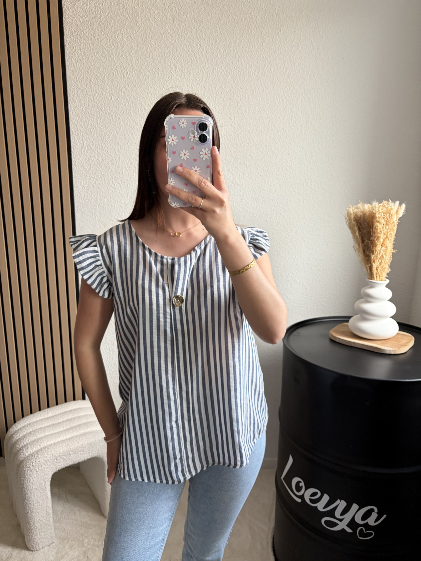 Blouse Marinière - Bleu – Image 2