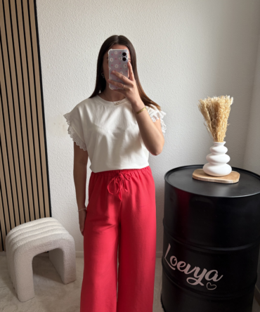 Pantalon Clara – Rouge