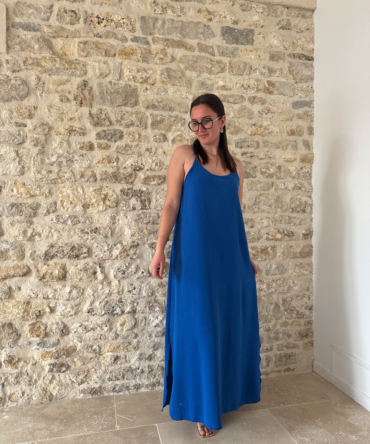 Robe Léa – Bleu roi