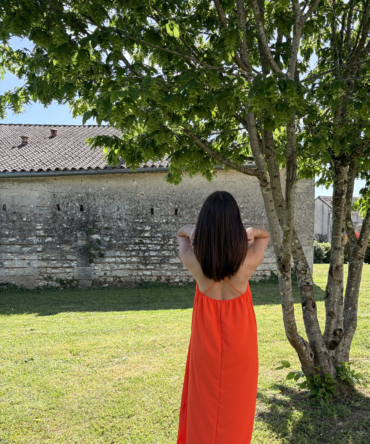 Robe Léa – Orange