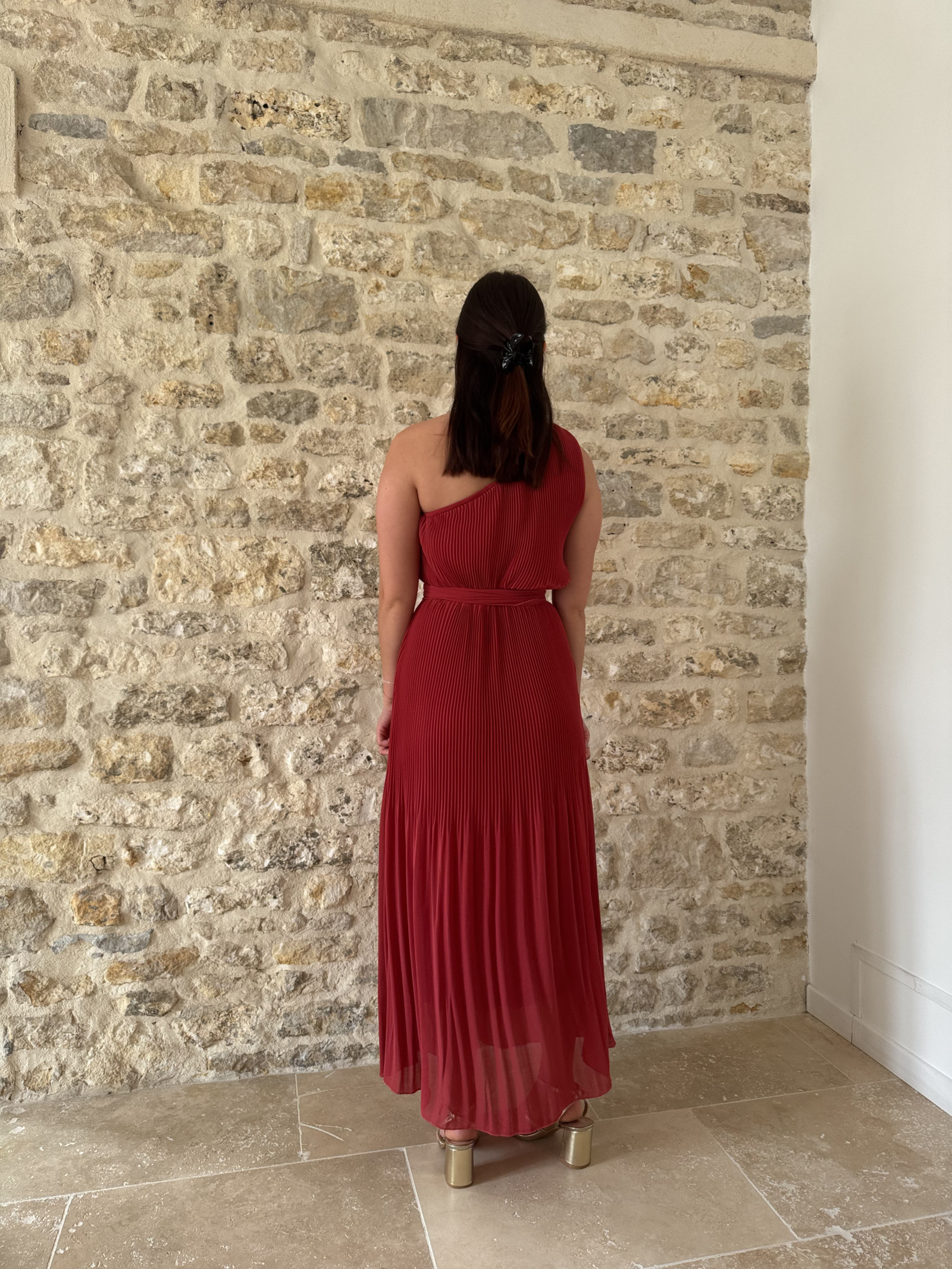 Robe asymétrique - Vieux rose – Image 5