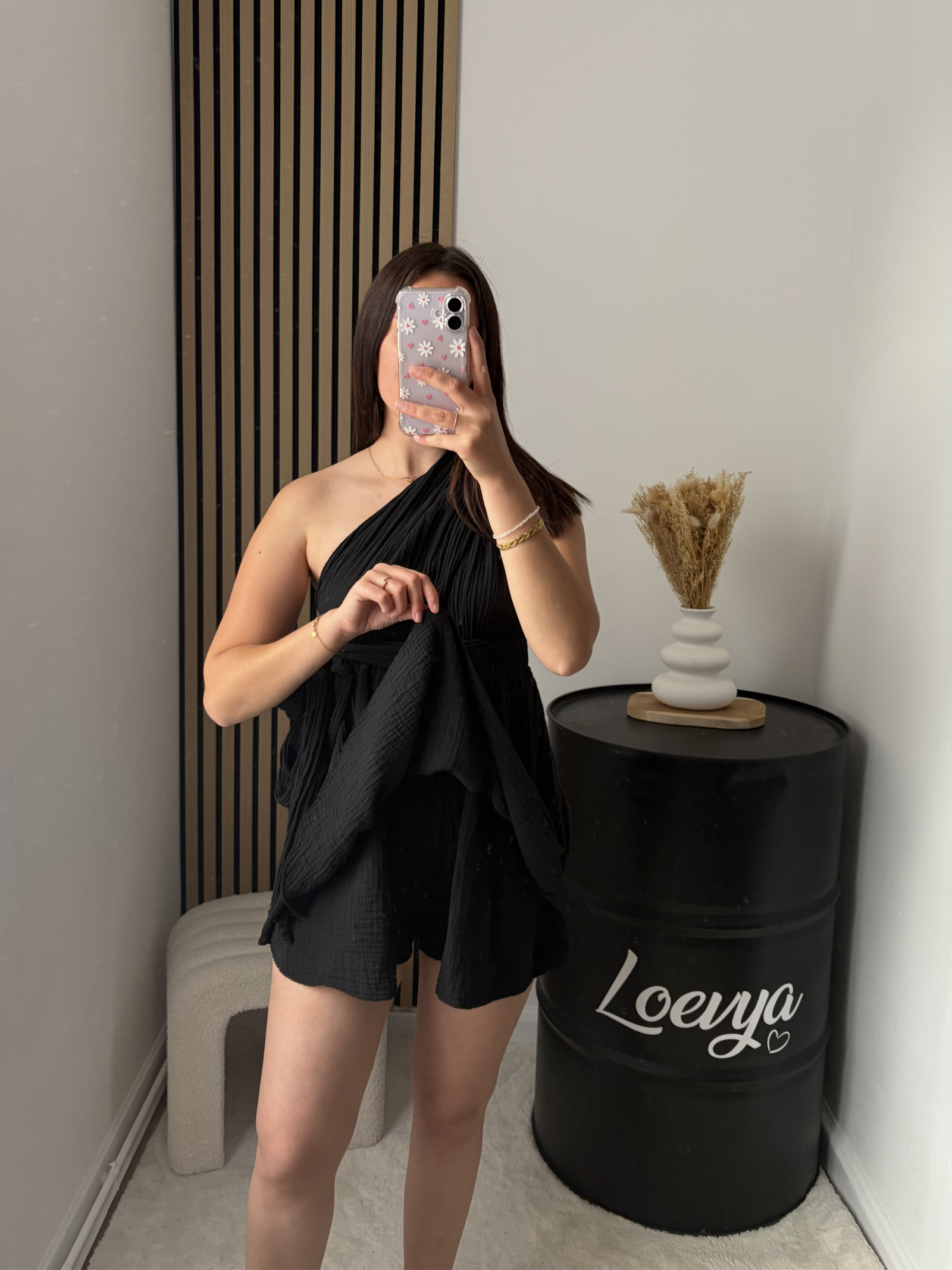 Combishort gaze de coton – Image 3