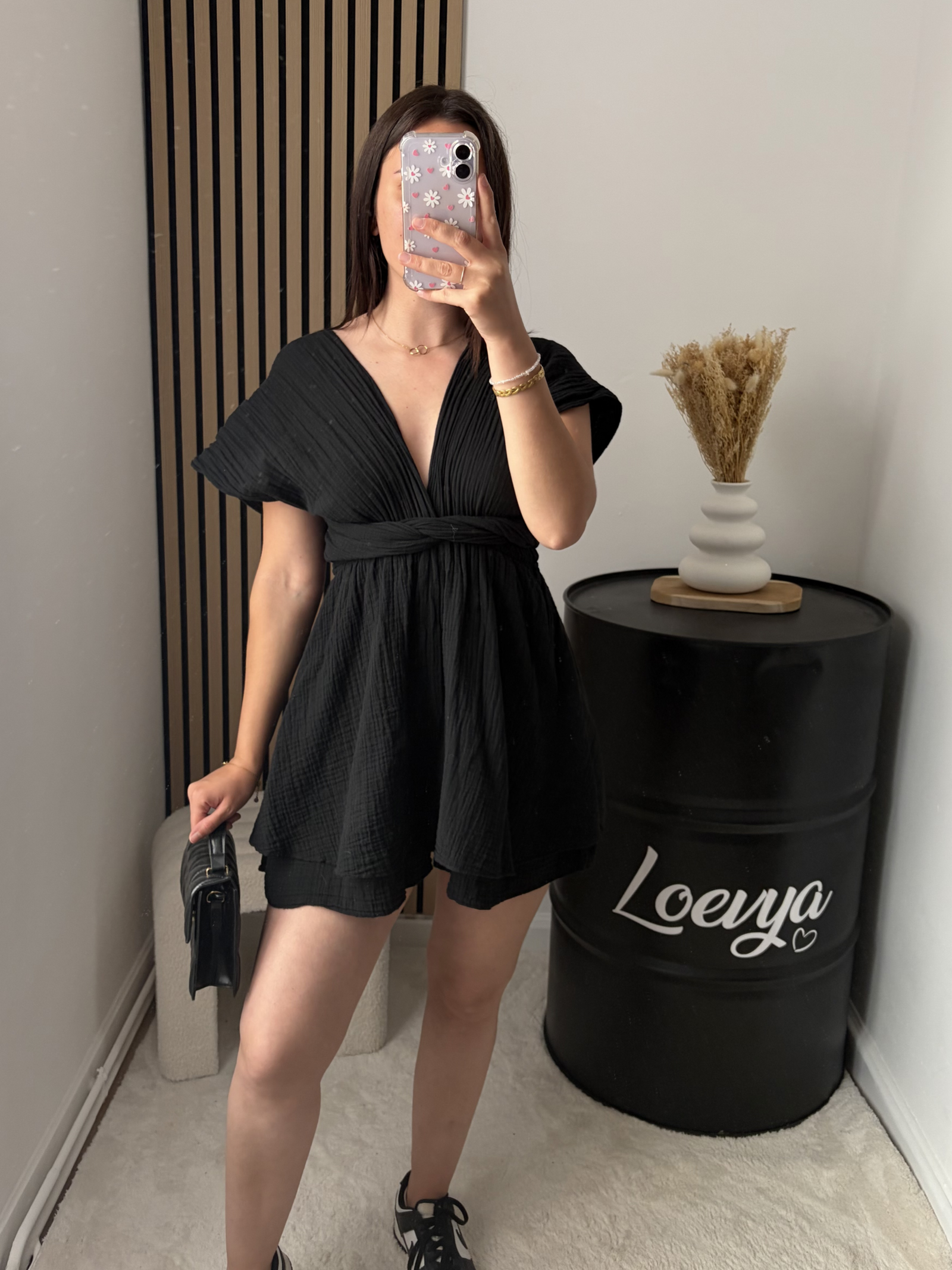 Combishort gaze de coton – Image 4