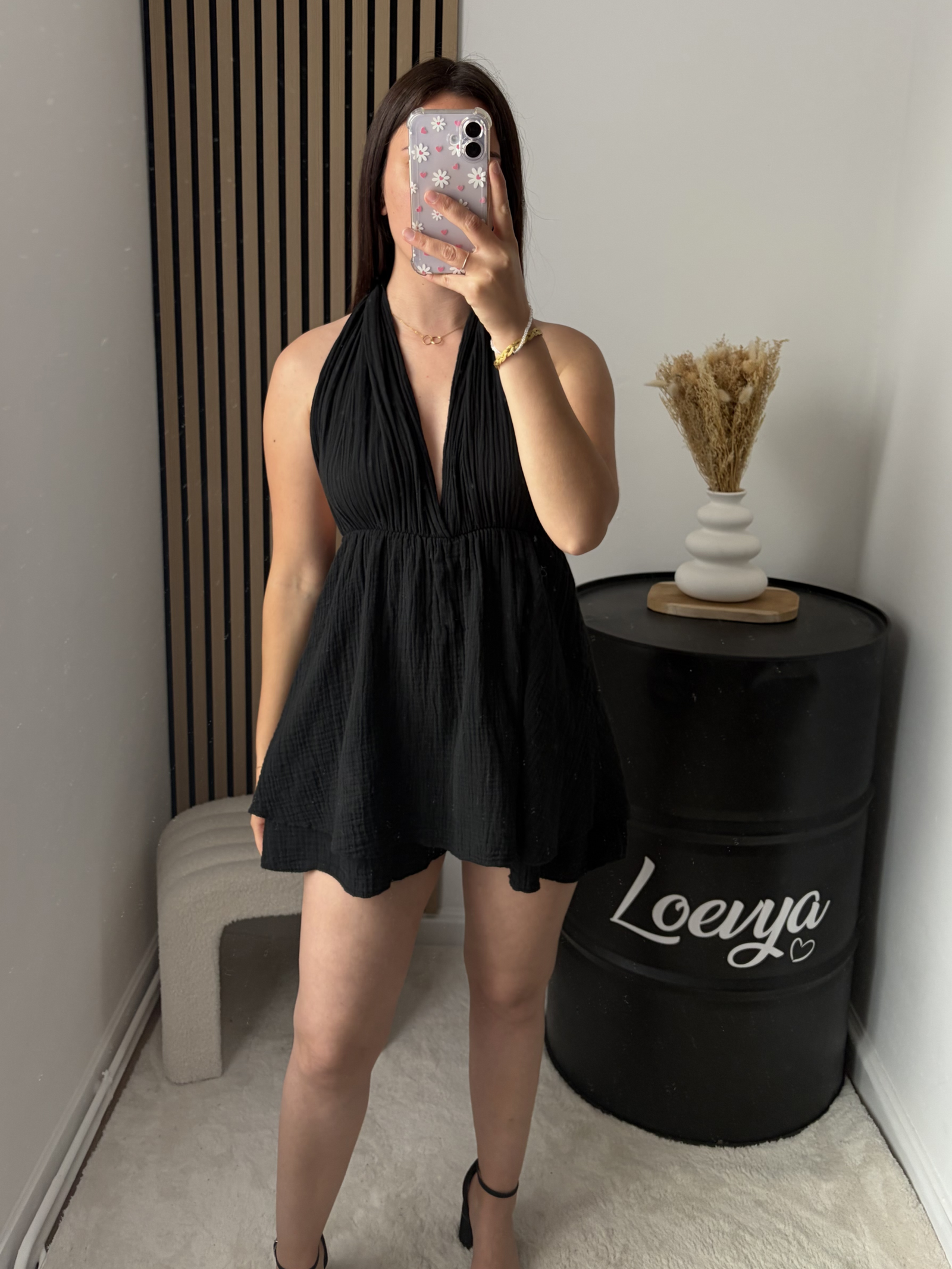 Combishort gaze de coton – Image 2