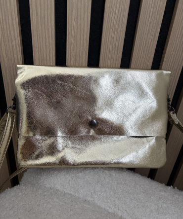 Sac bandoulière doré