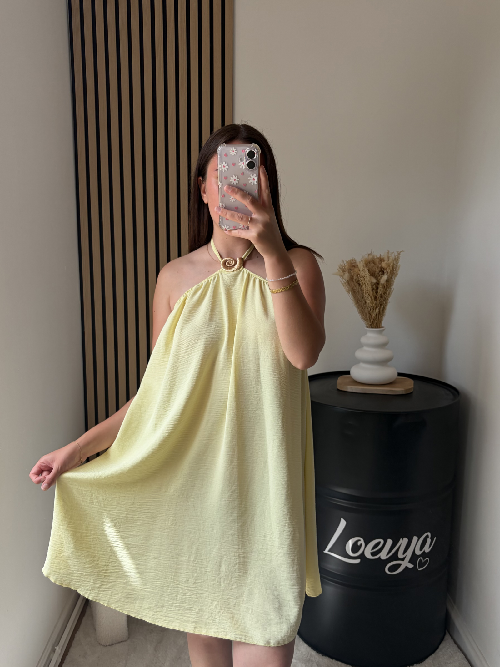 Robe Coquillage - Jaune – Image 2