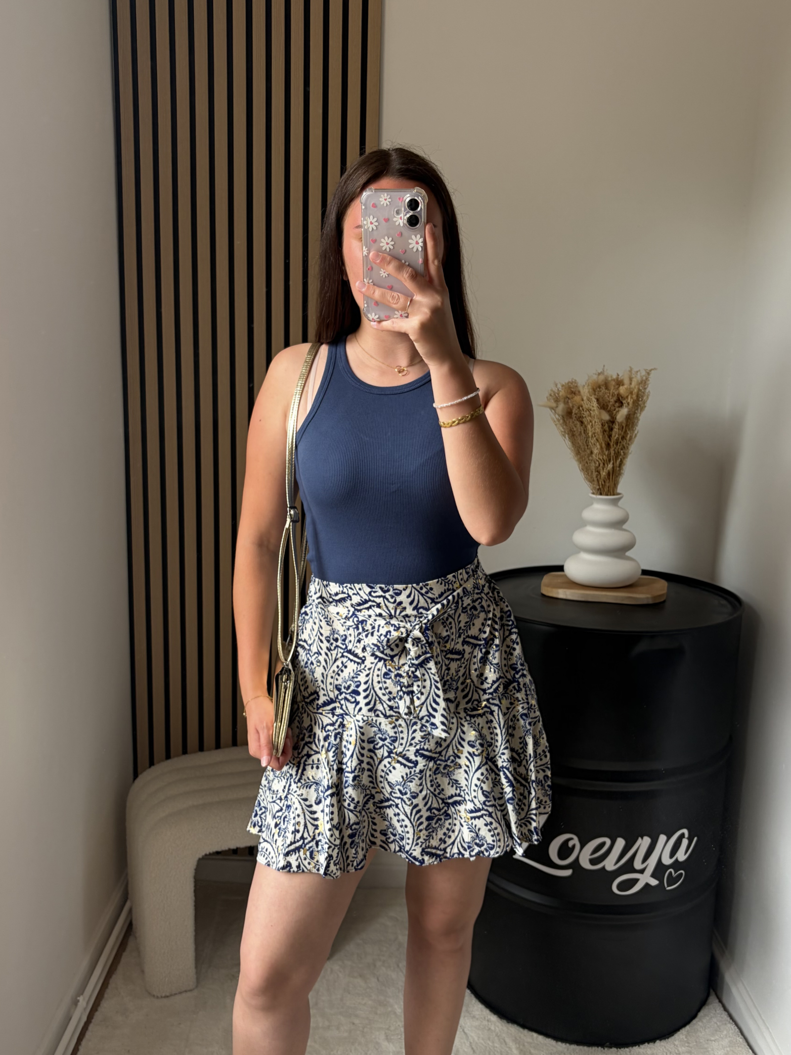 Jupe-short Marine – Image 2