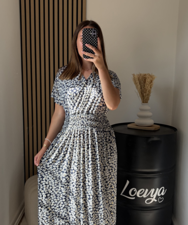 Robe Louise – Bleu marine