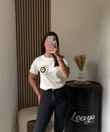 Tee-shirt brodé
