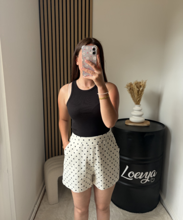 Short à pois