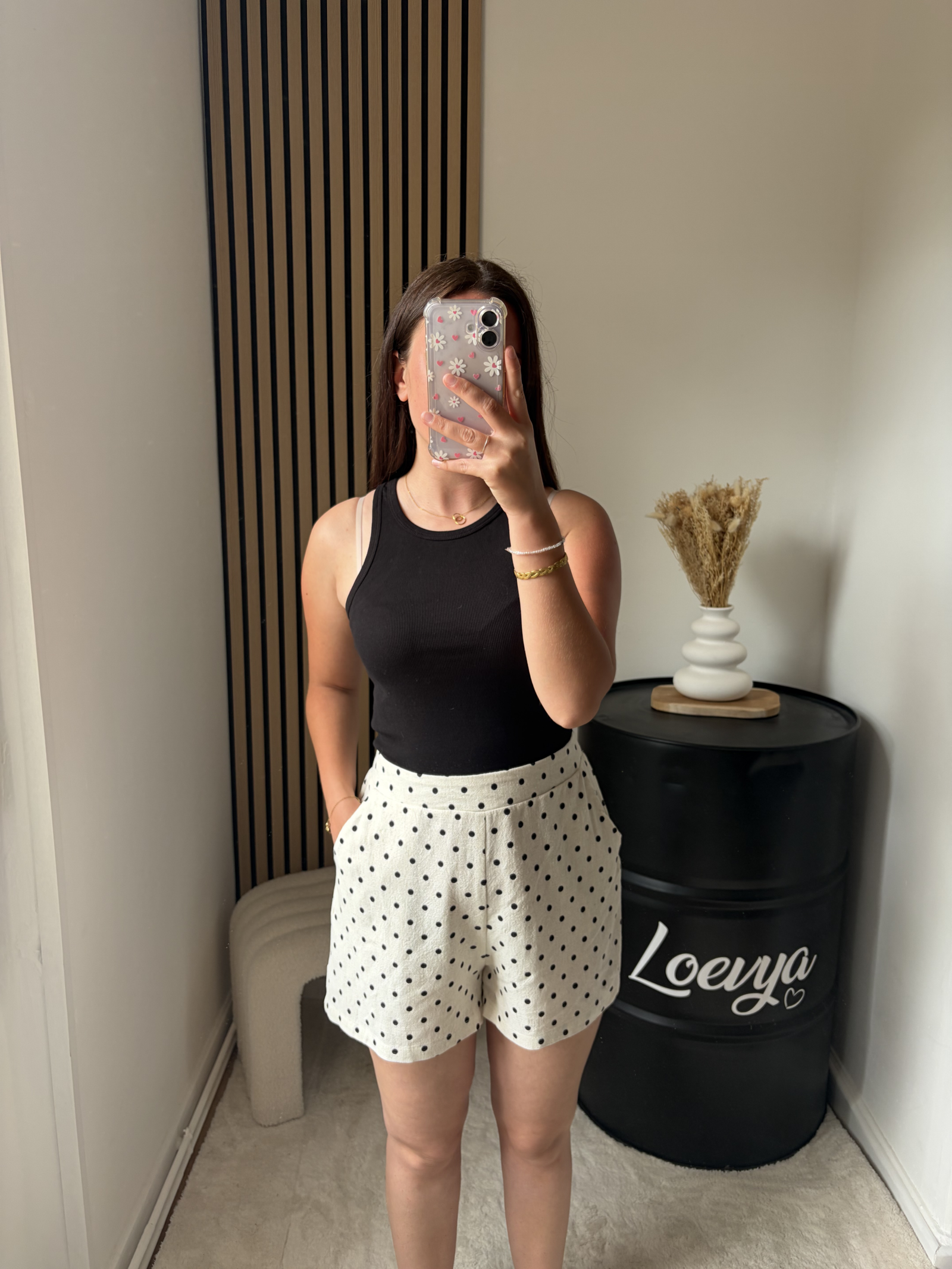 Short à pois