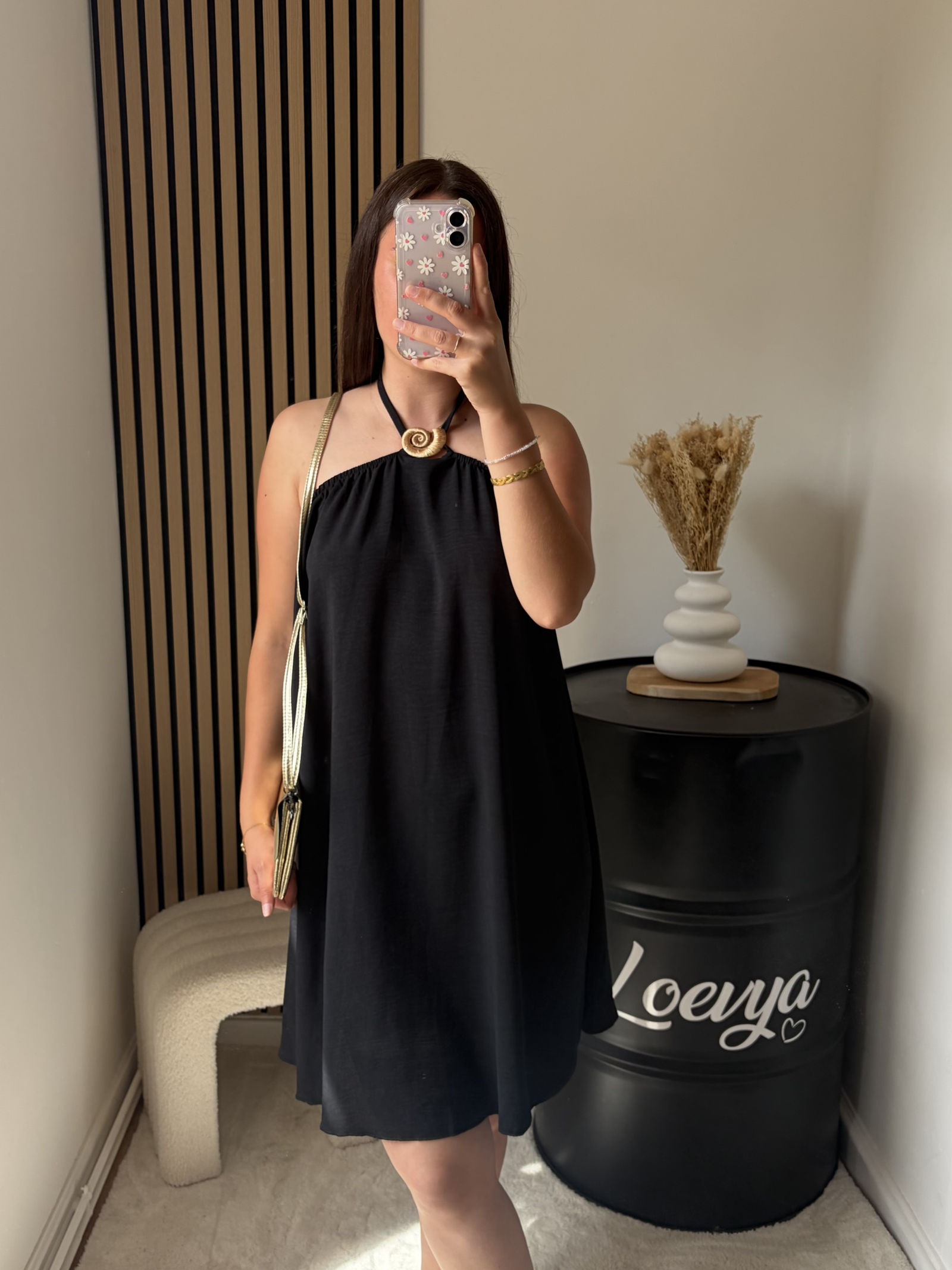 Robe Coquillage - Noir