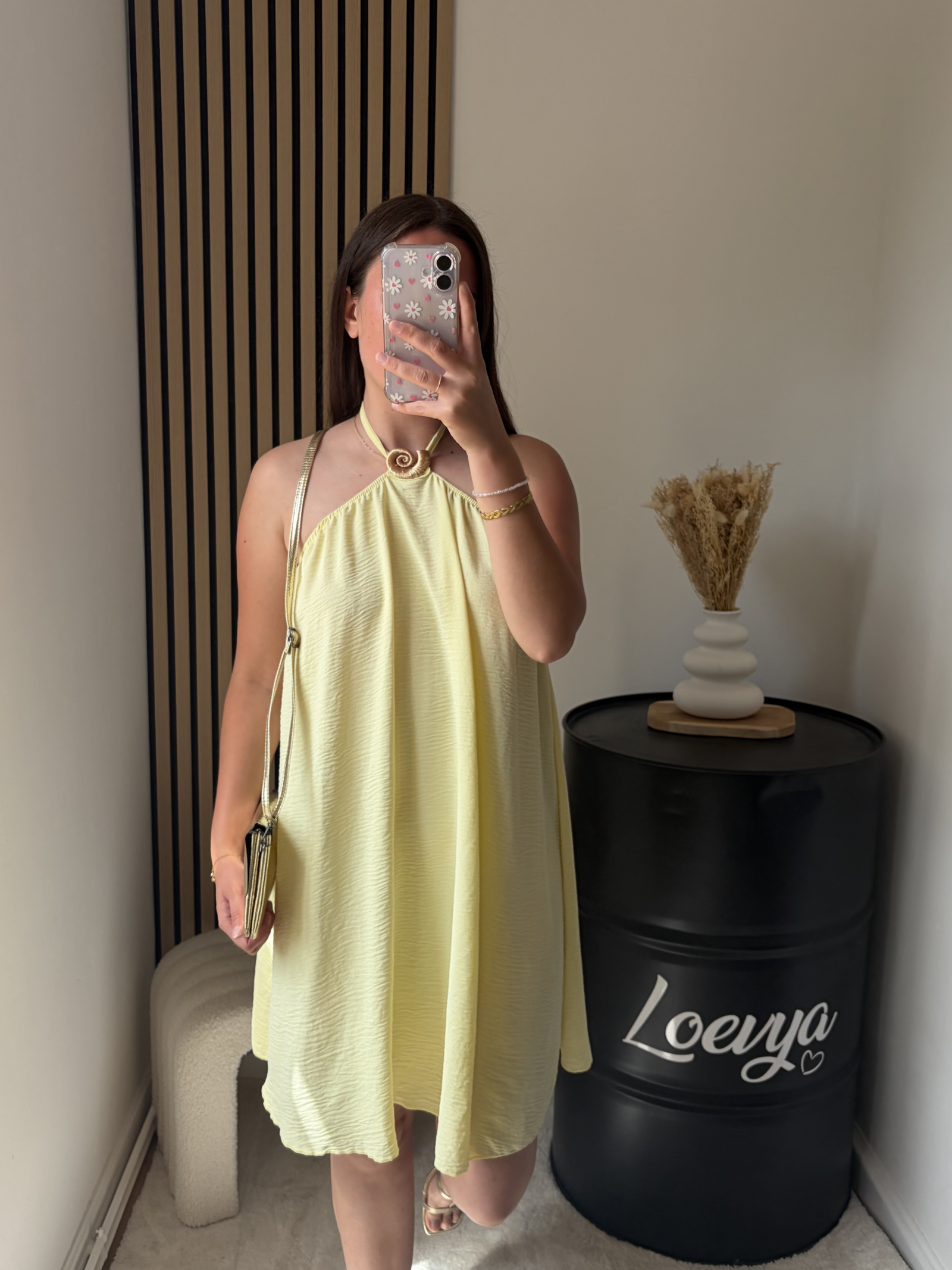Robe Coquillage - Jaune – Image 3
