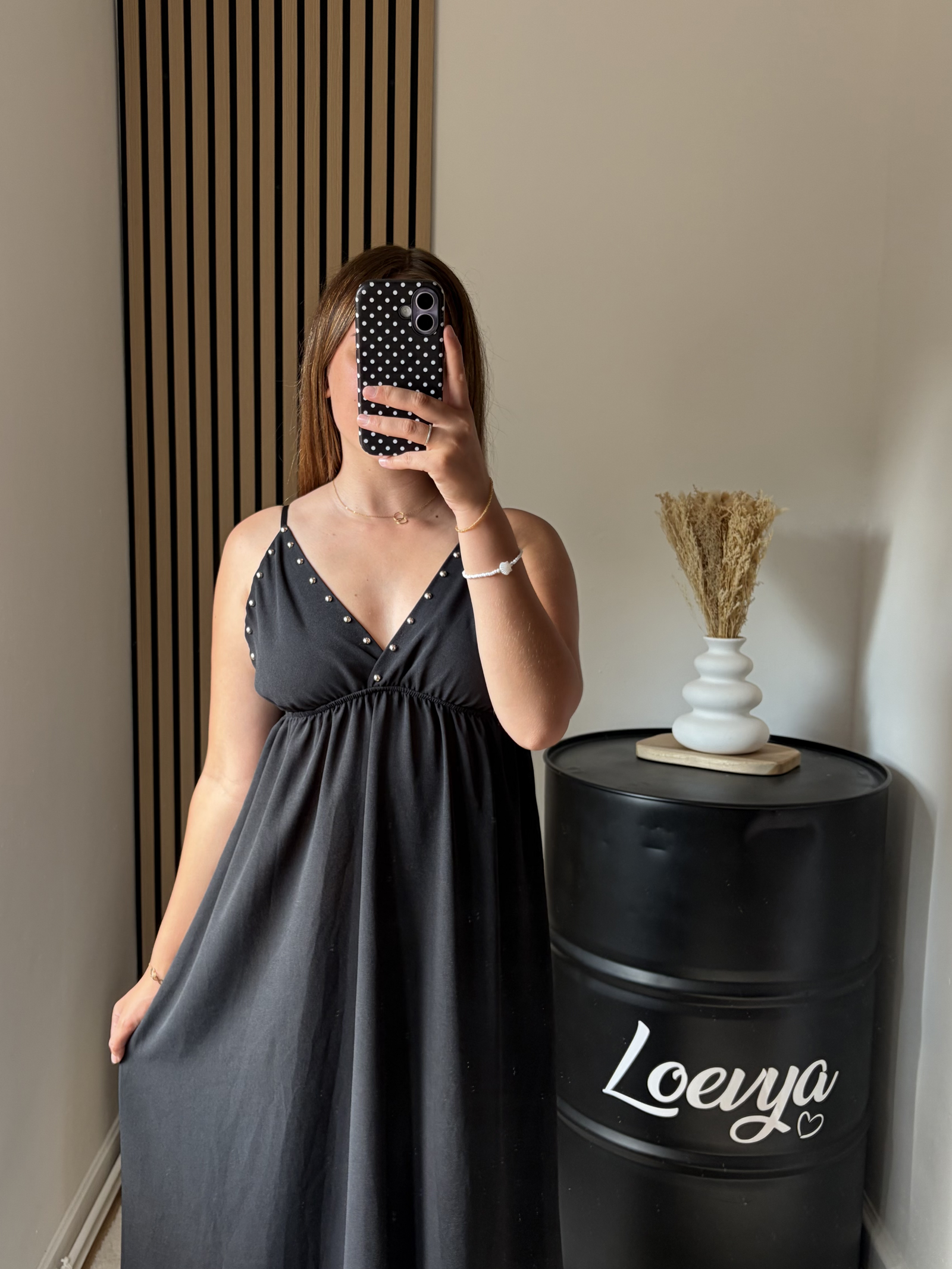 Robe clou - Noir
