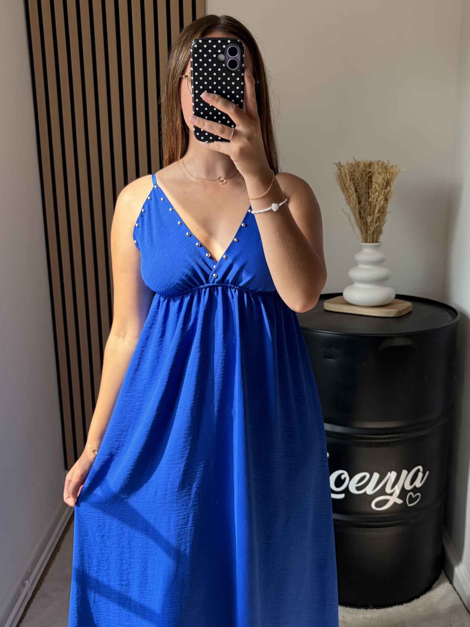 Robe clou - Bleu roi