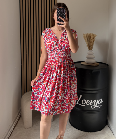 Robe fleurie courte