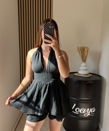Robe combi – Noir