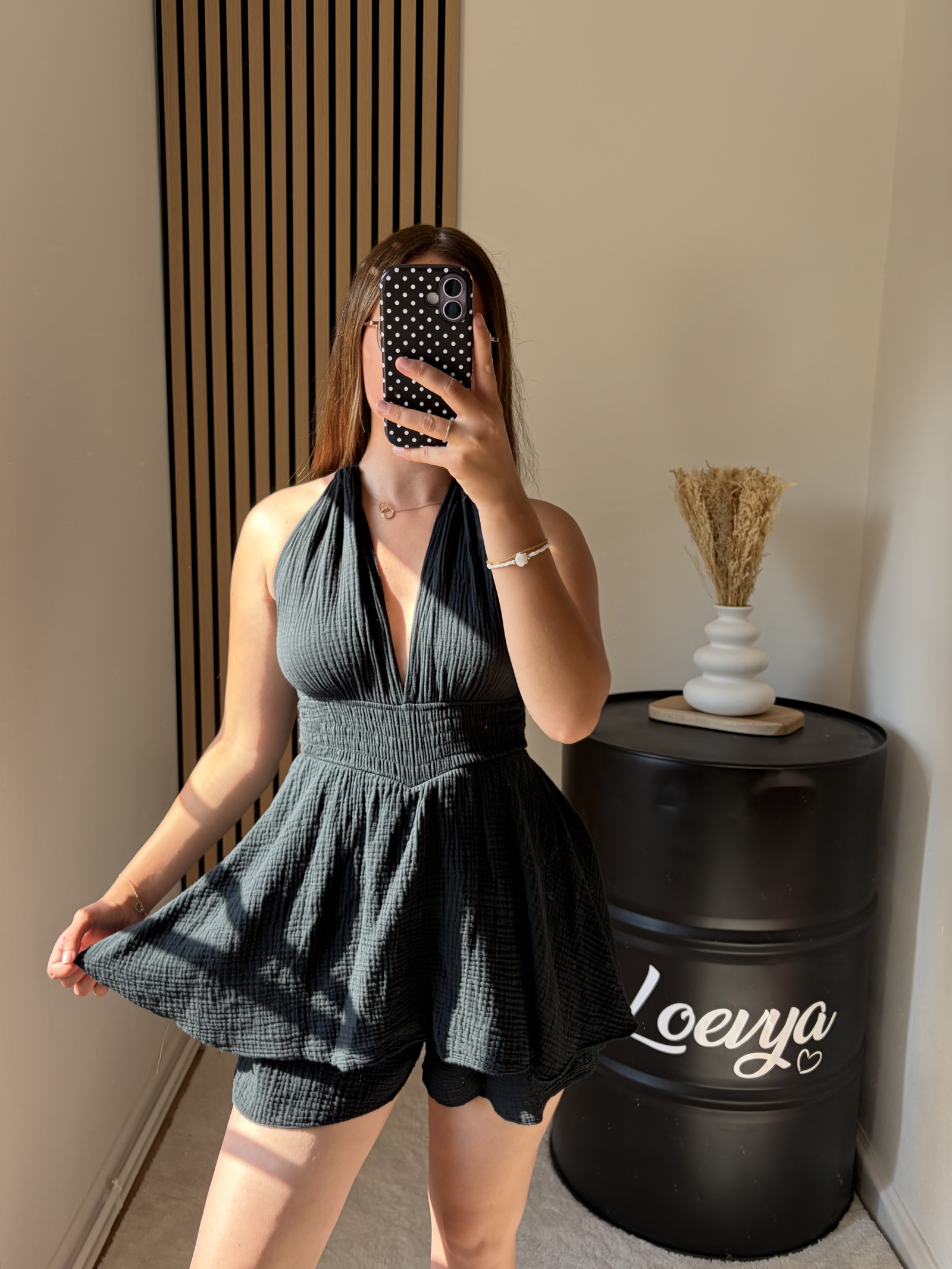 Robe combi - Noir