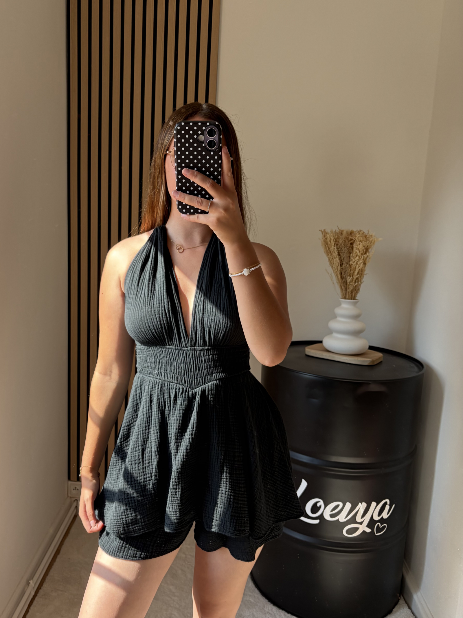 Robe combi - Noir – Image 3