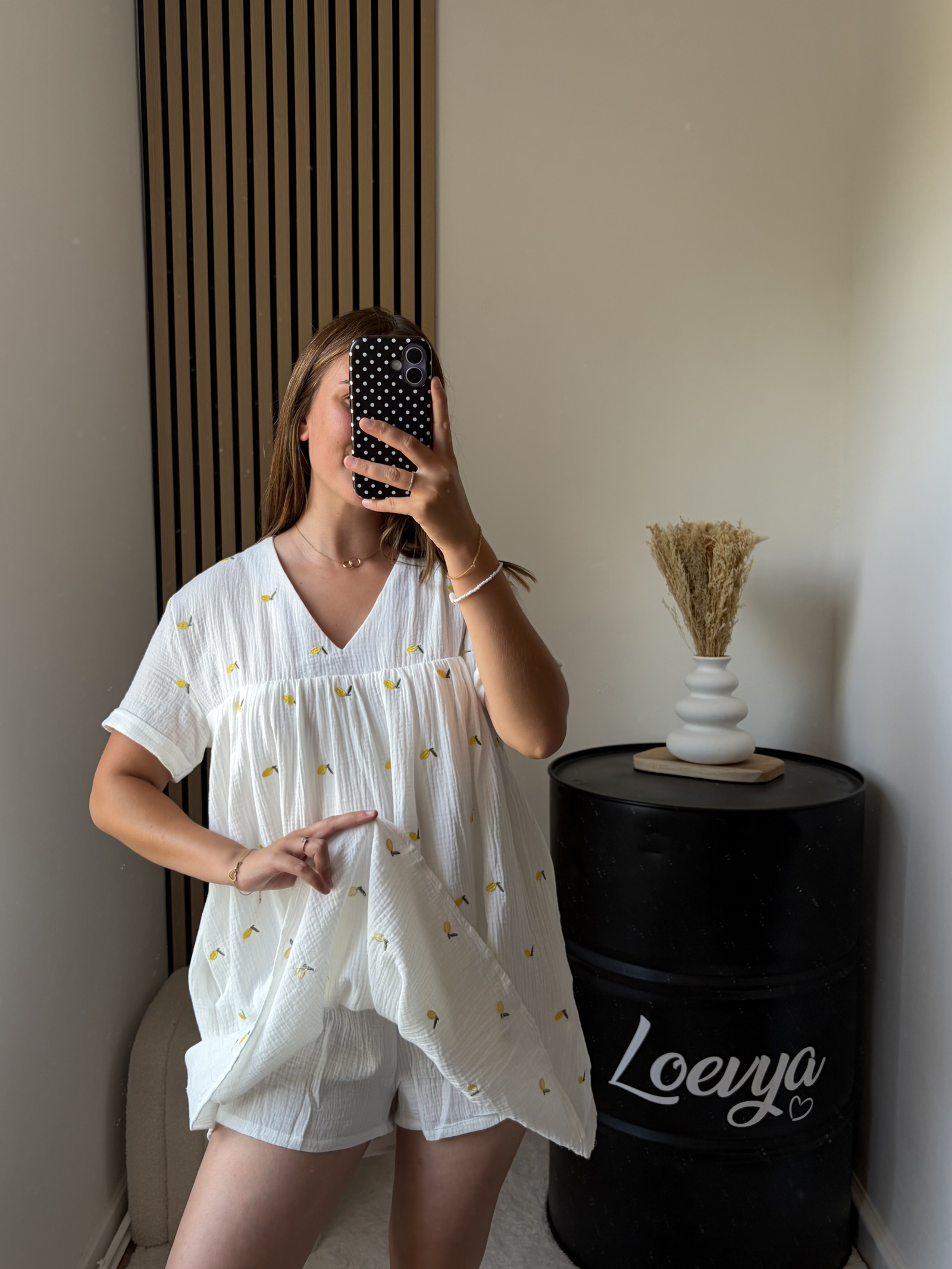 Robe short citron – Image 2