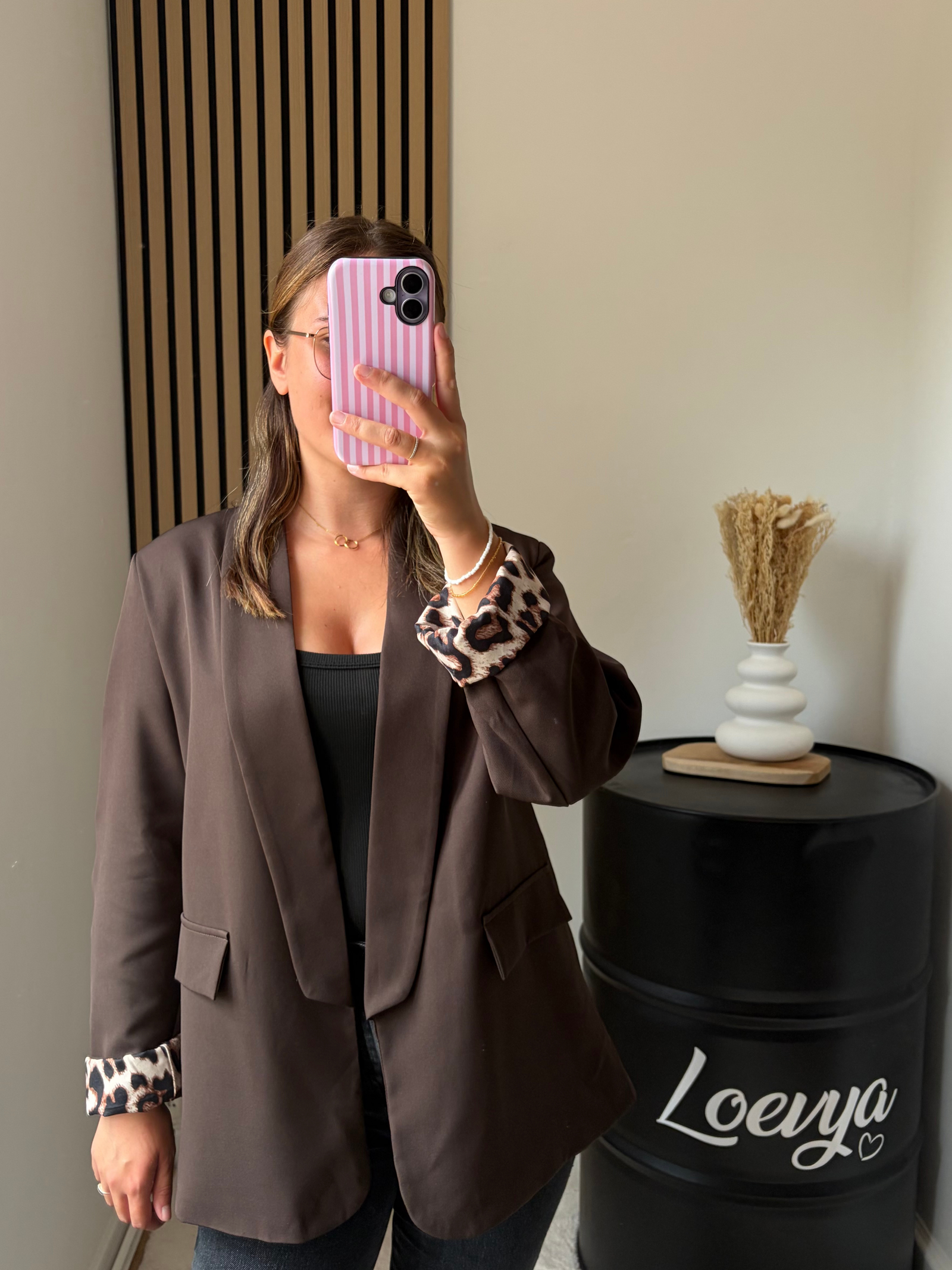 Blazer Léo - Chocolat – Image 3