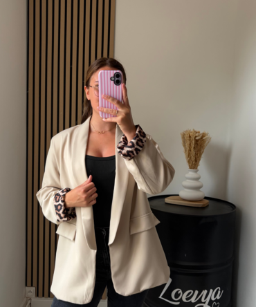 Blazer Léo – Beige