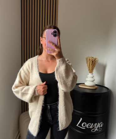 Gilet Lou – Ecru