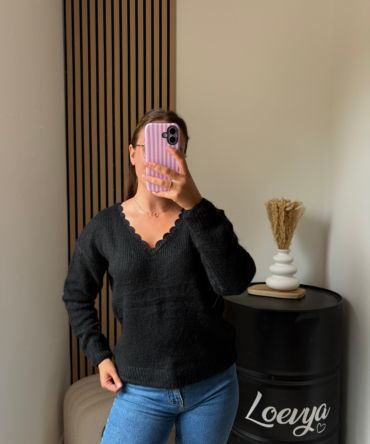 Pull dentelle